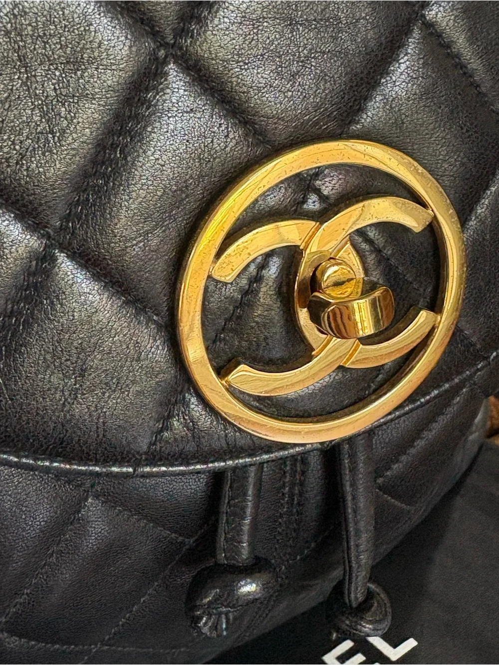 CHANEL  Matelassé Turnlock Unisex Backpack/Handbag